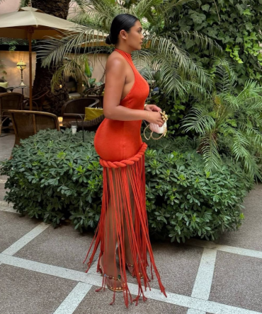 Khensani Tussel Dress